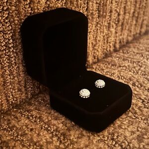 Elegant Silver Stud Earrings